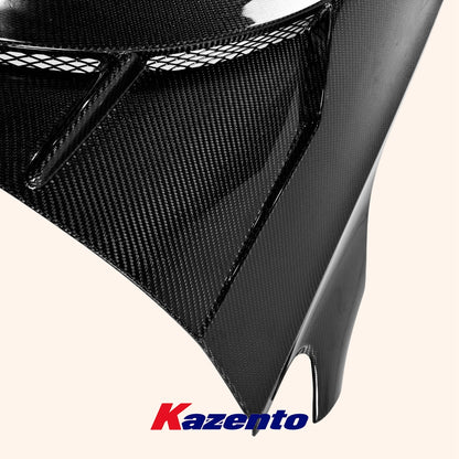 Free Shipping For VW Volkswagen GOLF 8 MK8 8th GTI R TSI KZ Style Carbon Fiber Front Vented Fender Replacement