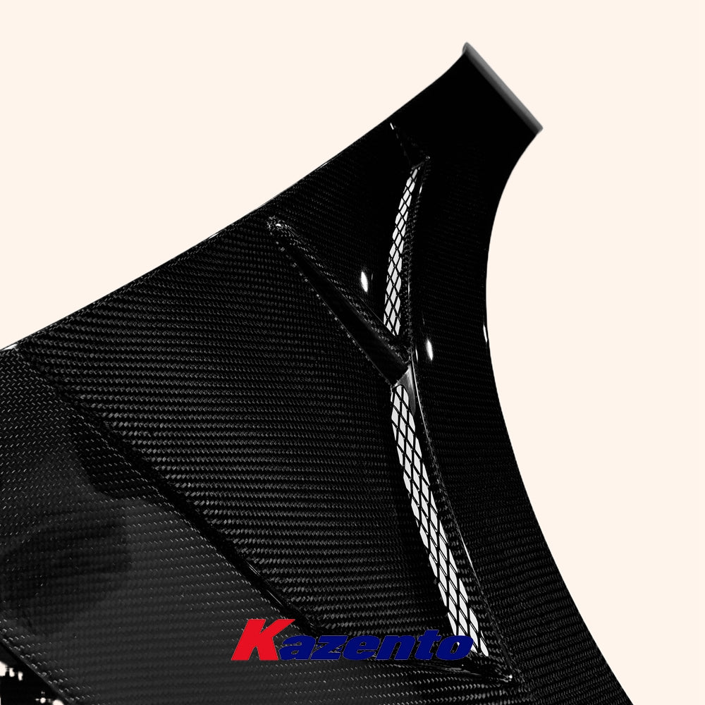 Free Shipping For VW Volkswagen GOLF 8 MK8 8th GTI R TSI KZ Style Carbon Fiber Front Vented Fender Replacement