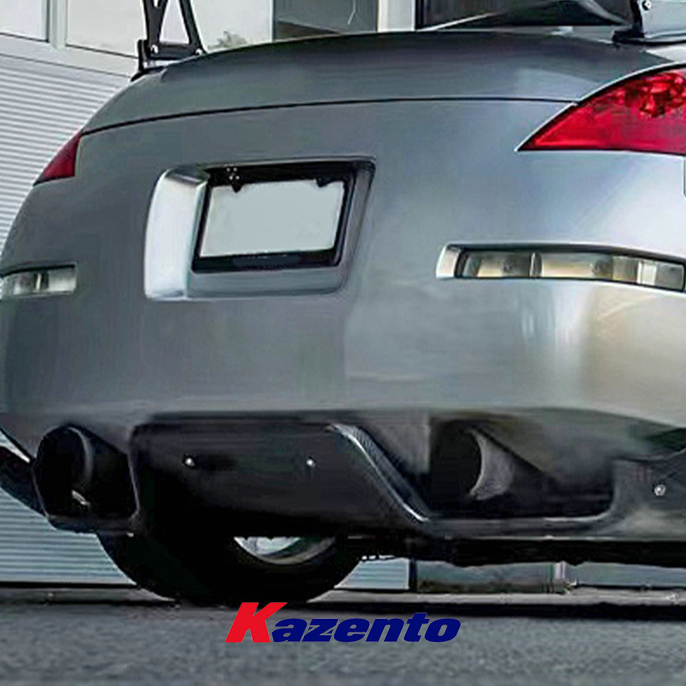 Free Shipping For Nissan Z33 350Z 2003-08 & G35 Coupe JDM TS Style Forged Carbon Rear Diffuser