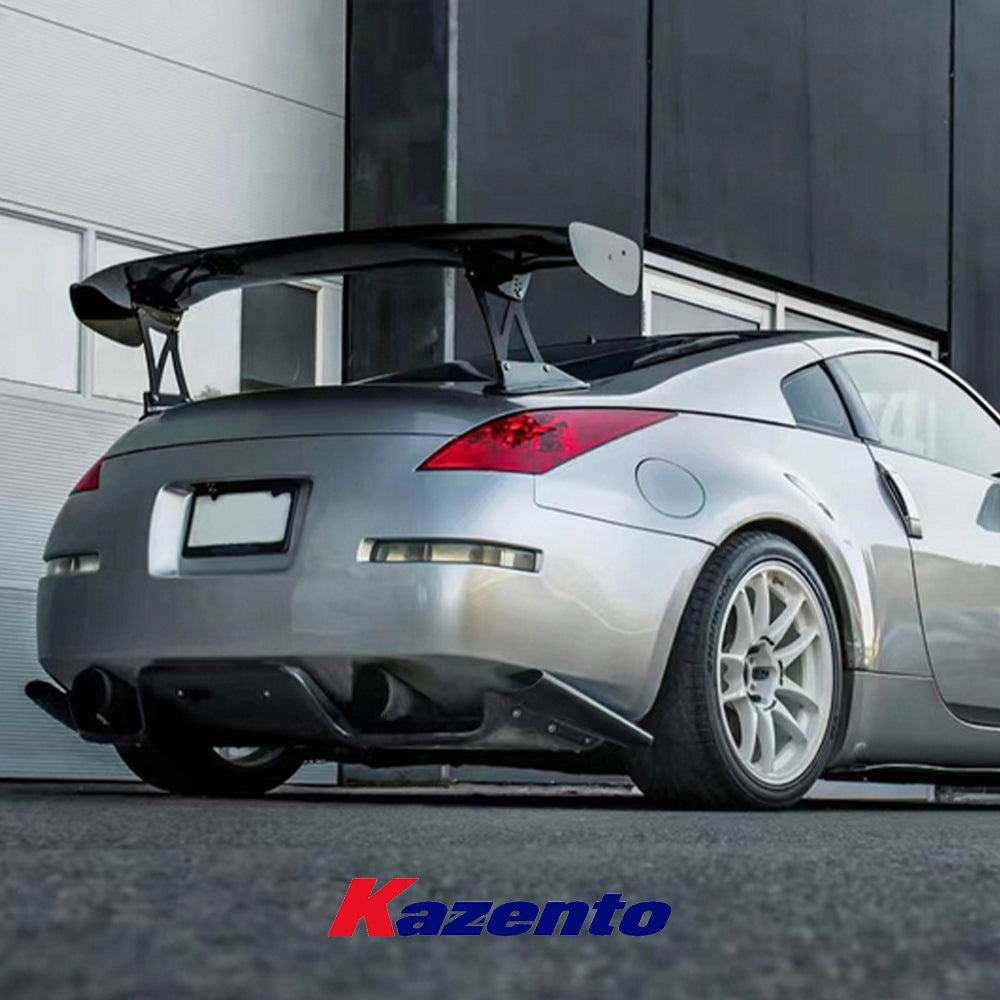 Free Shipping For Nissan Z33 350Z 2003-08 & G35 Coupe JDM TS Style Forged Carbon Rear Diffuser