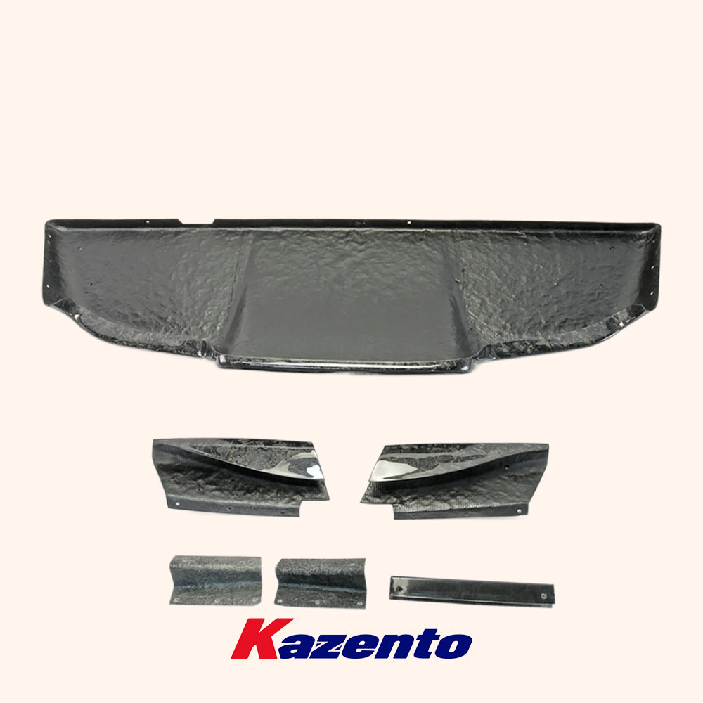 Free Shipping For Nissan Z33 350Z 2003-08 & G35 Coupe JDM TS Style Forged Carbon Rear Diffuser