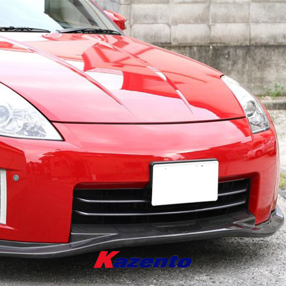 Free Shipping For Nissan Z33 350Z 2007-08 Late Model URS GT Style Carbon Fiber Front  Lip