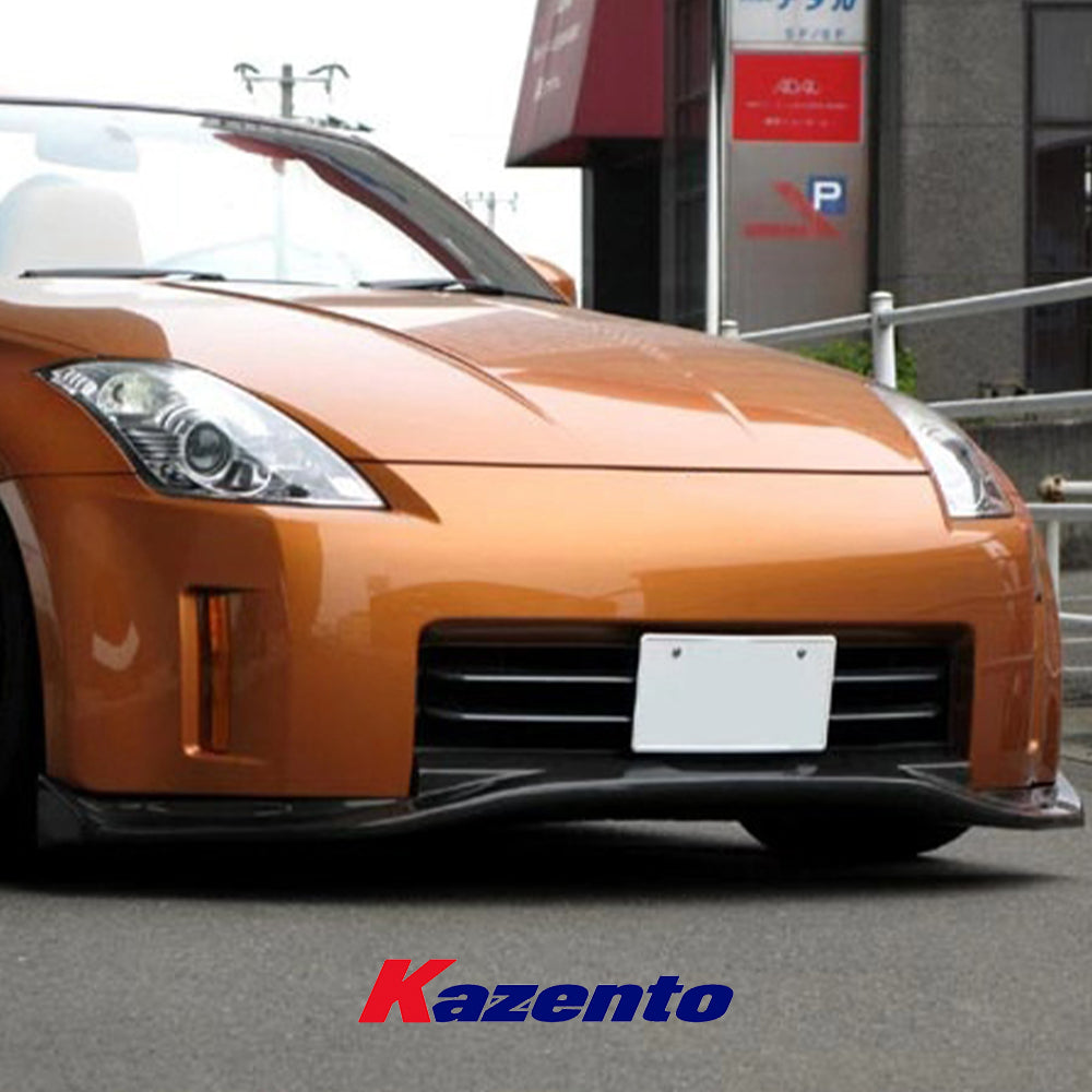 Free Shipping For Nissan Z33 350Z 2007-08 Late Model URS GT Style Carbon Fiber Front  Lip