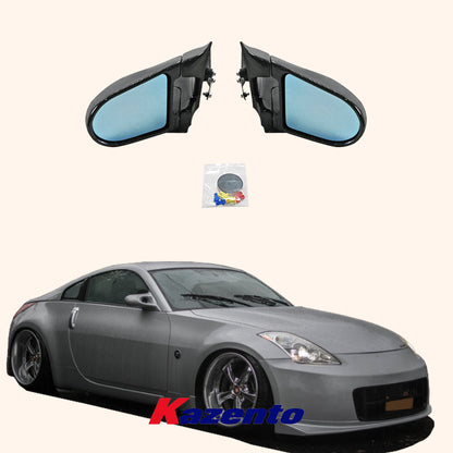 Free Shipping For Nissan Fairlady Z Z33 350Z  (RHD Only) 03-08 Carbon Fiber Side Aero Mirror