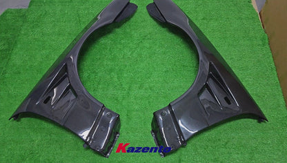 Free Shipping For Nissan Skyline R34 (GTR Only) BN Style Carbon Fiber Vented Front Fender Pairs