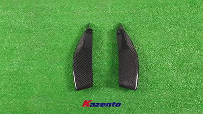 Free Shipping For Toyota 2022-2023 GR86 BRZ ZD8 TM Style Carbon Fiber Rear Bumper Spat Lip 2pc