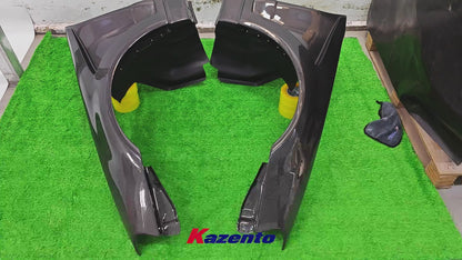 (US Instock Free Shipping) For Nissan Skyline R34 GTR DO Style Carbon Fiber Front Fender Pair Replacement