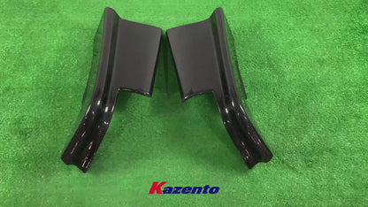 Free Shipping For Nissan Skyline R33 GTS Only TS Style Carbon Fiber Rear Bumper Spats 2pcs