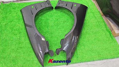 (US Instock Free Shipping) For Nissan Skyline R33 GTR BN Style Carbon Fiber Front Fender Pair Replacement