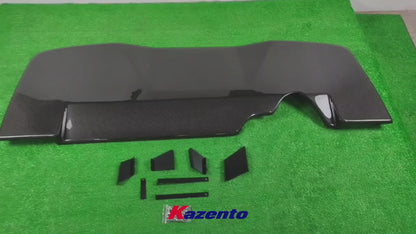 Free Shipping For Mitsubishi EVO 9 VTX JDM Carbon Fiber Rear Under Diffuser (also fit Civic FD)