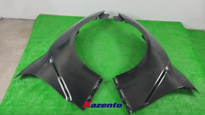 Free Shipping For Nissan R35 GTR 09-15 OE Style Carbon Fiber Front Bumper Fender Replacement