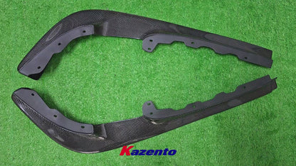 Free Shipping For Mazda RX-7 RX7 93-02 FD FD3S OE Carbon Fiber Front Bumper Bottom Lip (2pcs)